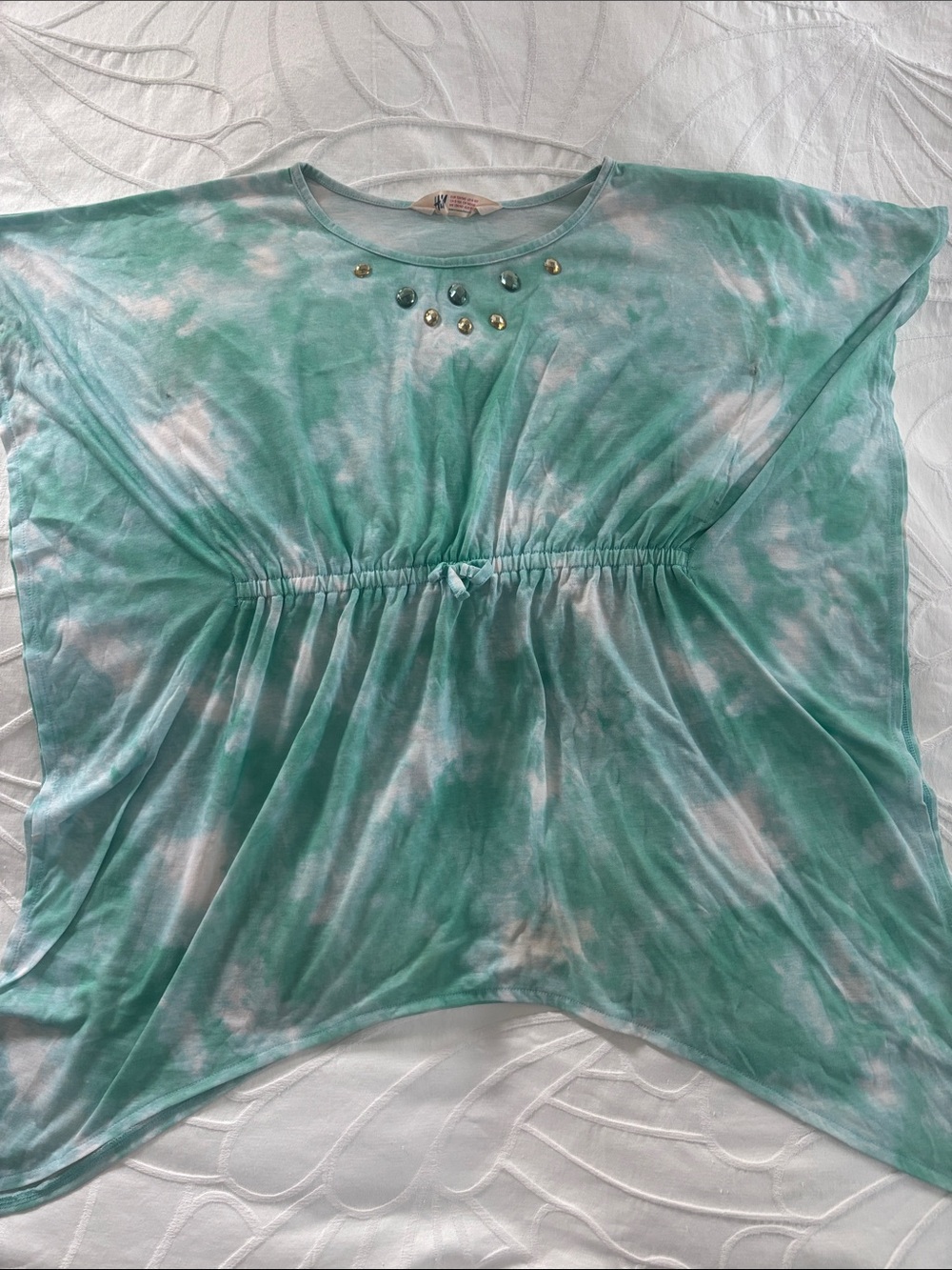 Swim Cover in Aqua Green